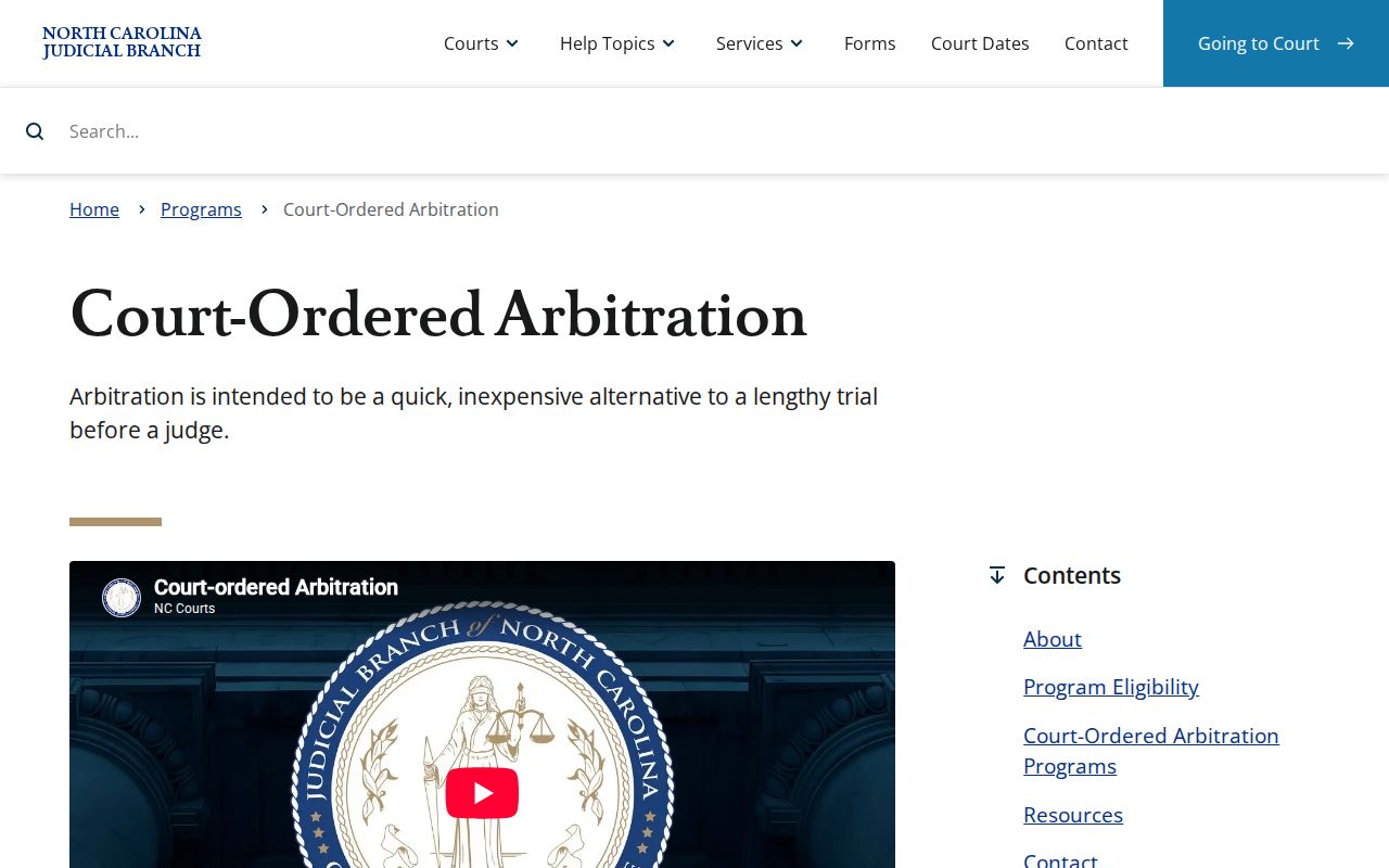 Bladen County civil dockets and District 15 court-ordered arbitration