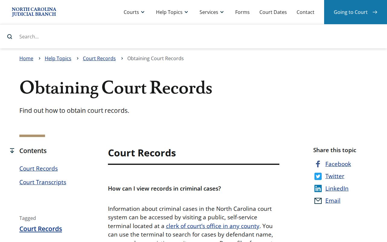 Bladen County court records official obtaining records source